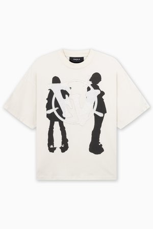 FAVELA RIVALS UNISEX - T-shirt con stampa - vanilla