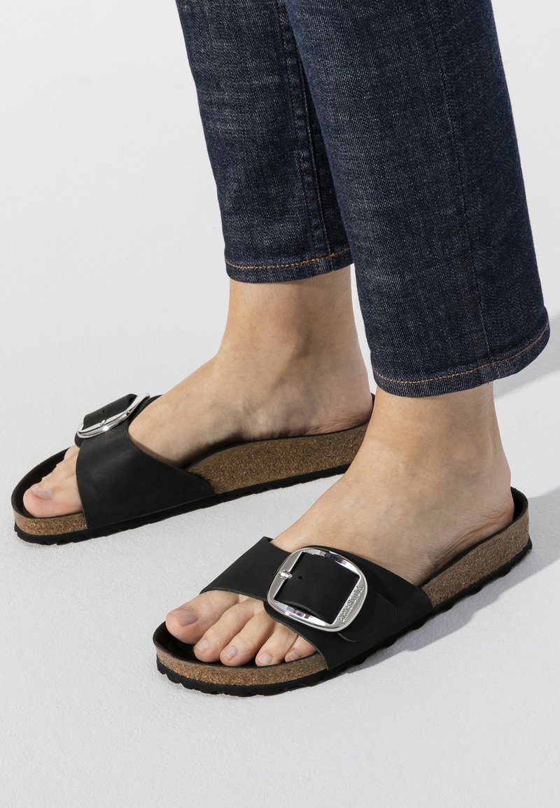 Birkenstock MADRID BIG BUCKLE REGULAR - Sandales - black