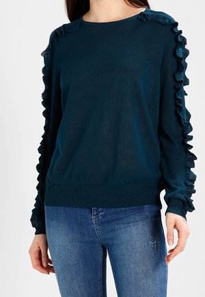 Strickpullover - dark green