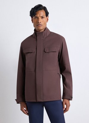 Calliope, CAPOSPALLA TINTA UNITA - Summer jacket - caffè