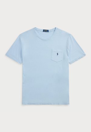 Polo Ralph Lauren STANDARD FIT COTTON LINEN POCKET T-SHIRT - T-shirt basique - office blue