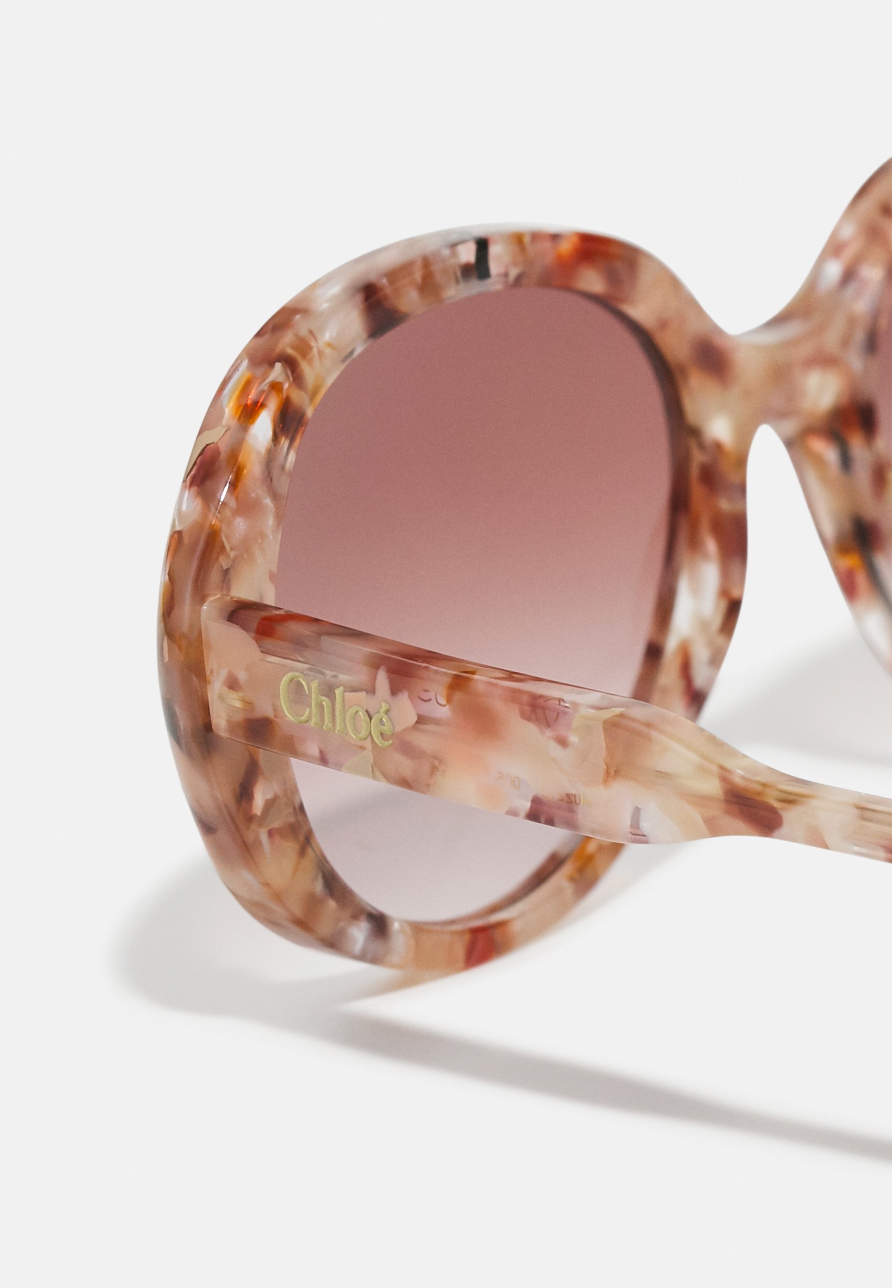 小物 Chloe Round Sunglasses Pink Gradient CHLOÉ Sunglasses - pink/red/black - Zalando.co.uk