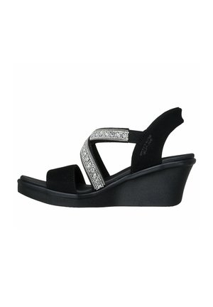 Skechers Sandalias de cuña - zwart