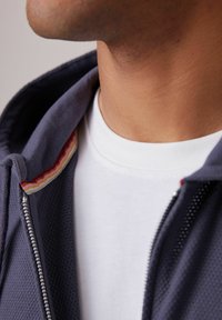 Next LIGHTWEIGHT HOODIE - Sweatjakke - slate blue texture