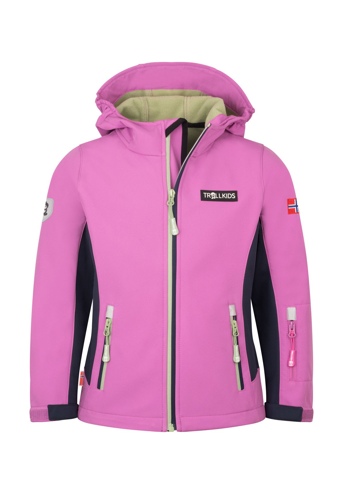 TROLLKIDS Soft shell jacket mallow pink navy/pink Zalando