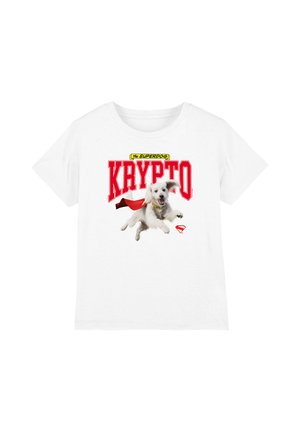 Warner Brothers, SUPERMAN 2025 KRYPTO COLLEGE UNISEX - Print T-shirt - white