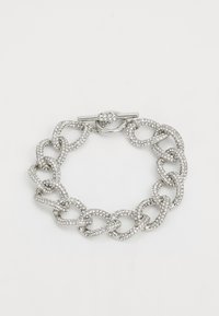 Lauren Ralph Lauren PAVE CURB LINK FLEX - Bracelet - silver-coloured