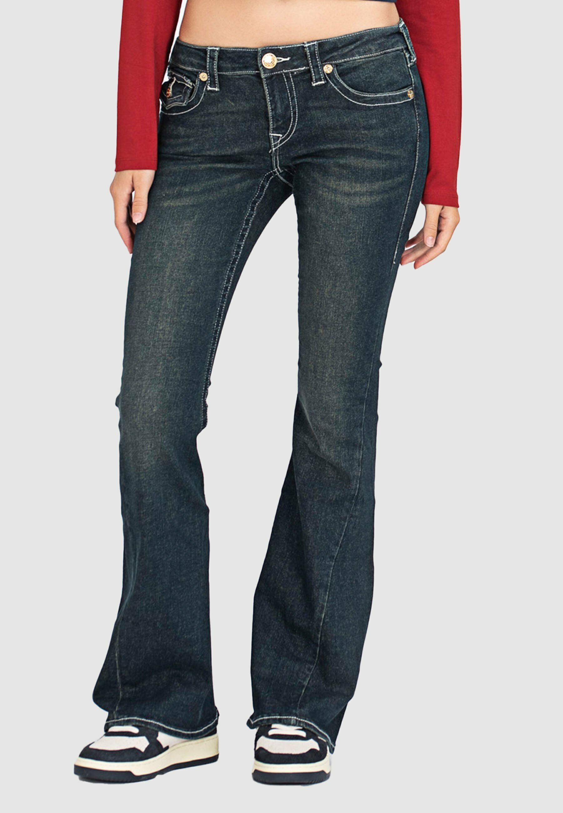 True Religion JOEY - Bootcut jeans - serenity/dark blue - Zalando