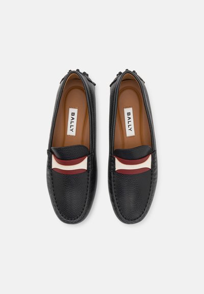 Bally KRISTY - Mokkasiinit - black/bright red/bone