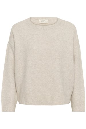 CRTHORA - Stickad tröja - beige melange