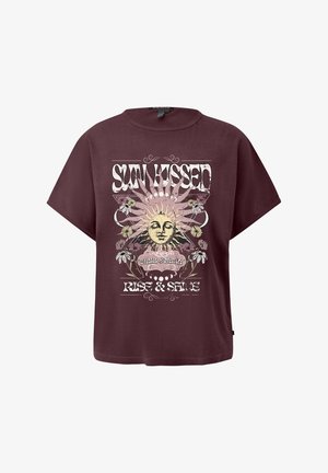 QS, T-SHIRT - T-Shirt print - lila