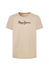 EGGO - Marškinėliai su spaudiniu - concrete beige