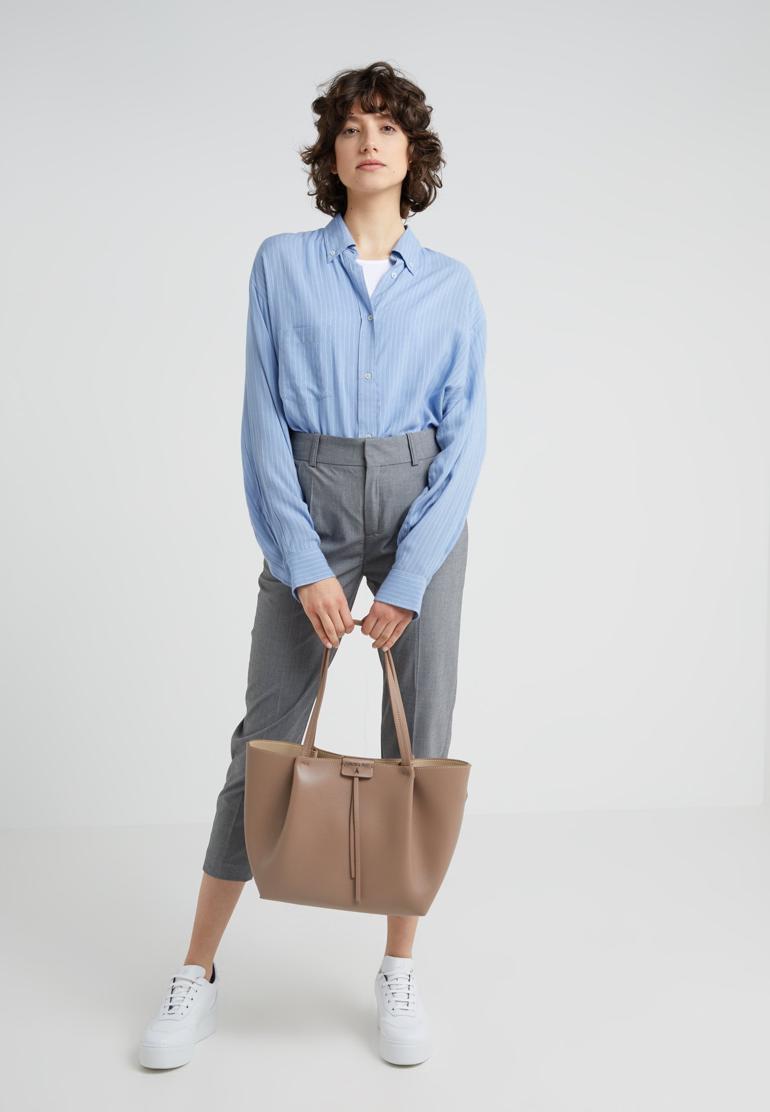 Patrizia Pepe BORSA BAG Håndveske real taupe Zalando.no Patrizia Pepe Håndveske real taupe Zalando.no