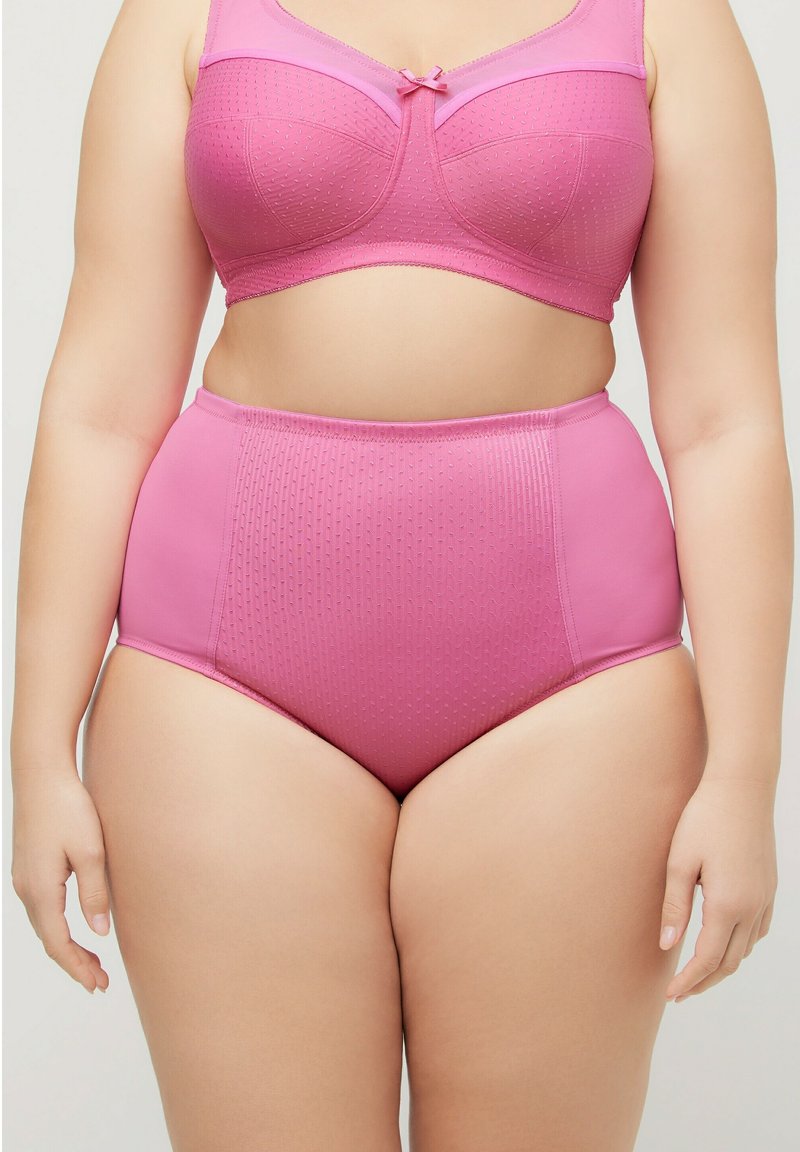 Ulla Popken HIGH WAIST JACQUARD INET - Shapewear - pink
