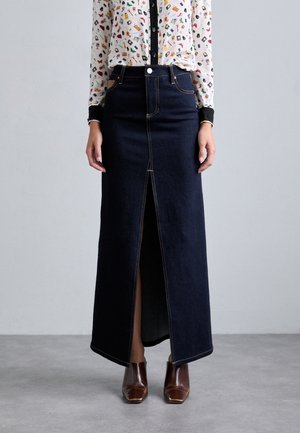 SKIRT COMBO - Denim skirt - dark rinse