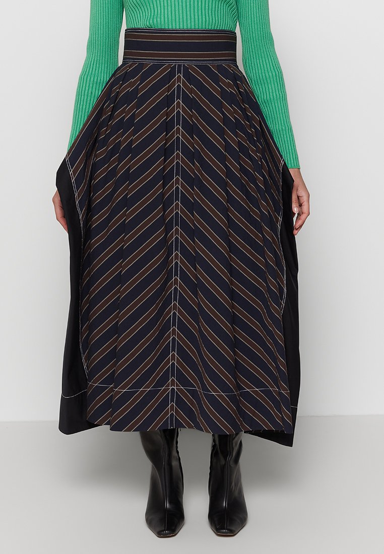 TORY BURCH A-lijn rok donkerblauw TORY BURCH A-lijn rok donkerblauw