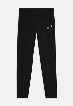 EA7 Emporio Armani, TRAIN CORE - Leggings - black/white