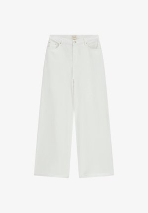 Guess, HOSE WIDE-LEG - Pantaloni - weiß
