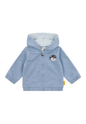 SHARKY - Zip-up sweatshirt - bijou blue