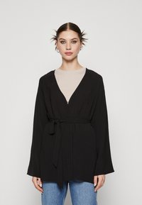 Vero Moda - VMALVA KIMONO - Jachetă de vară - black Imagine miniatură 1