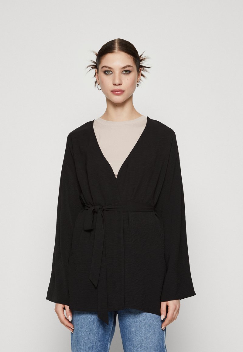 Vero Moda - VMALVA KIMONO - Lett jakke - black, Forstørre