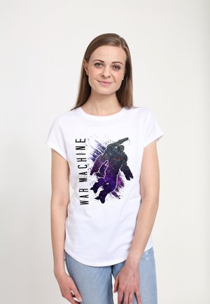 AVENGERS ENDGAME WAR MACHINE PAINTED - Print T-shirt - white
