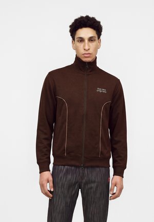 The New Originals, EMBLEM TRACK JACKET - Тренировъчно яке - brown/houndstooth