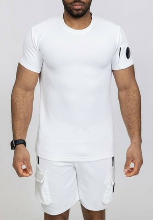 ENSEMBLE SET - T-shirt imprimé - blanc