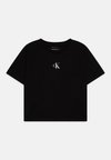 LOGO - T-shirt med print - black