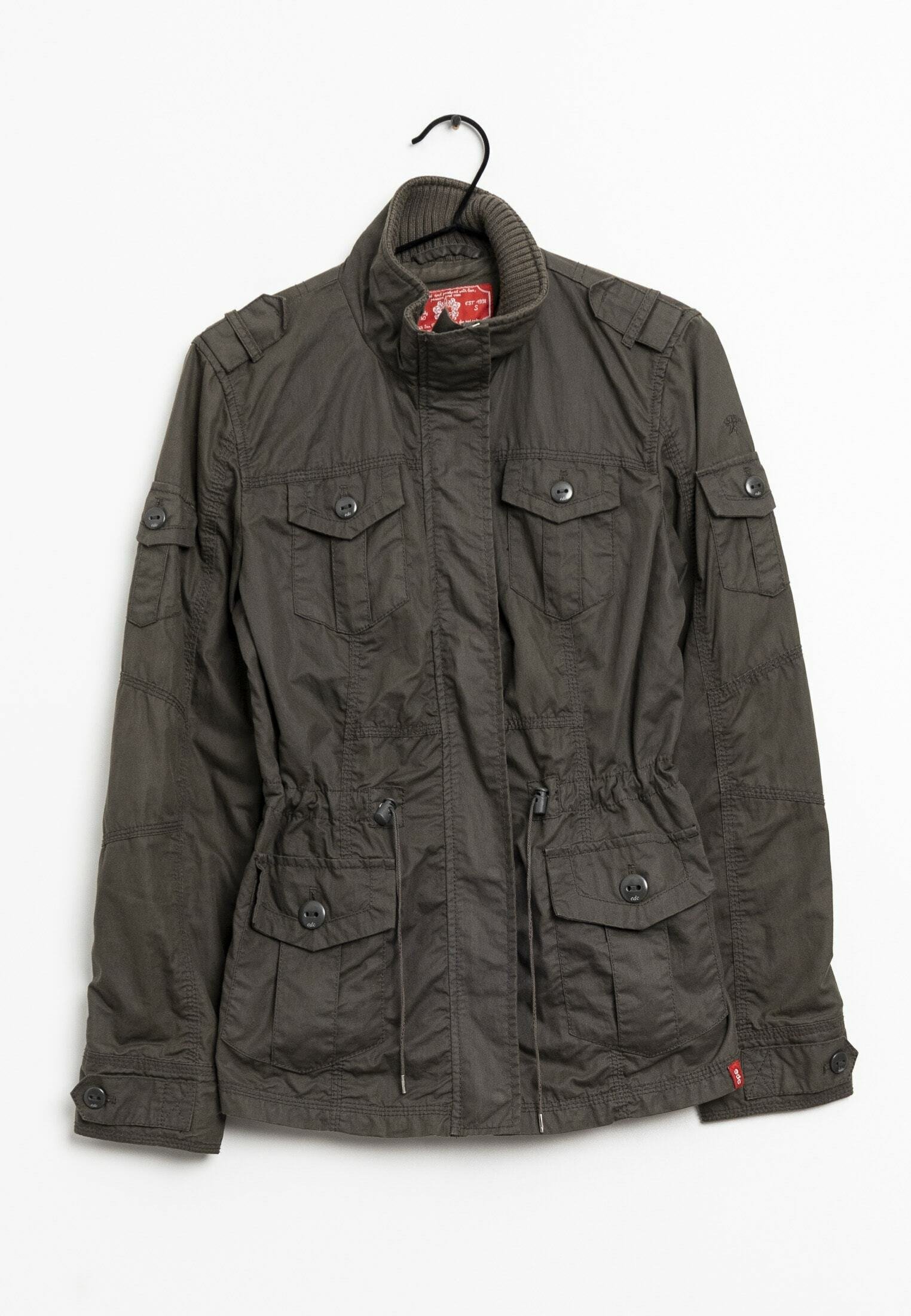 Sweatjacke Edc Xox Sweatjacke Sweat-Jacke Mit Kapuze 1/1 Arm