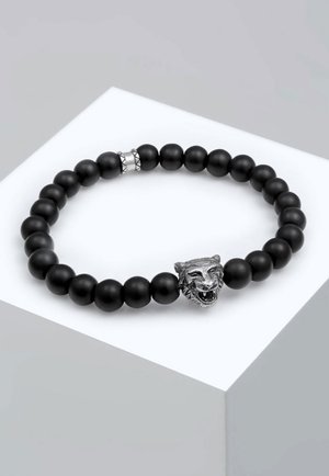 TIGER HEAD - Bracciale - black