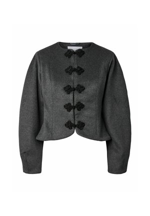 YAS, Blazer - dark grey melange