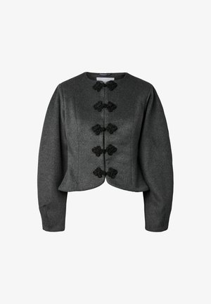 YAS, Blazer - dark grey melange