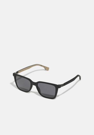 UNISEX - Sunglasses - black/beige