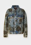 ONLMOTT FLORAL JACKET - Džinsinis švarkelis - medium blue denim