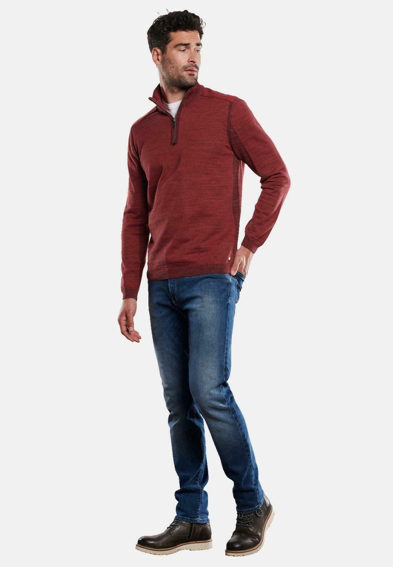 Herren Strickjacken | Engbers Strickpullover rot - MI87038 Herren Strickjacken | Engbers Strickpullover rot - MI87038