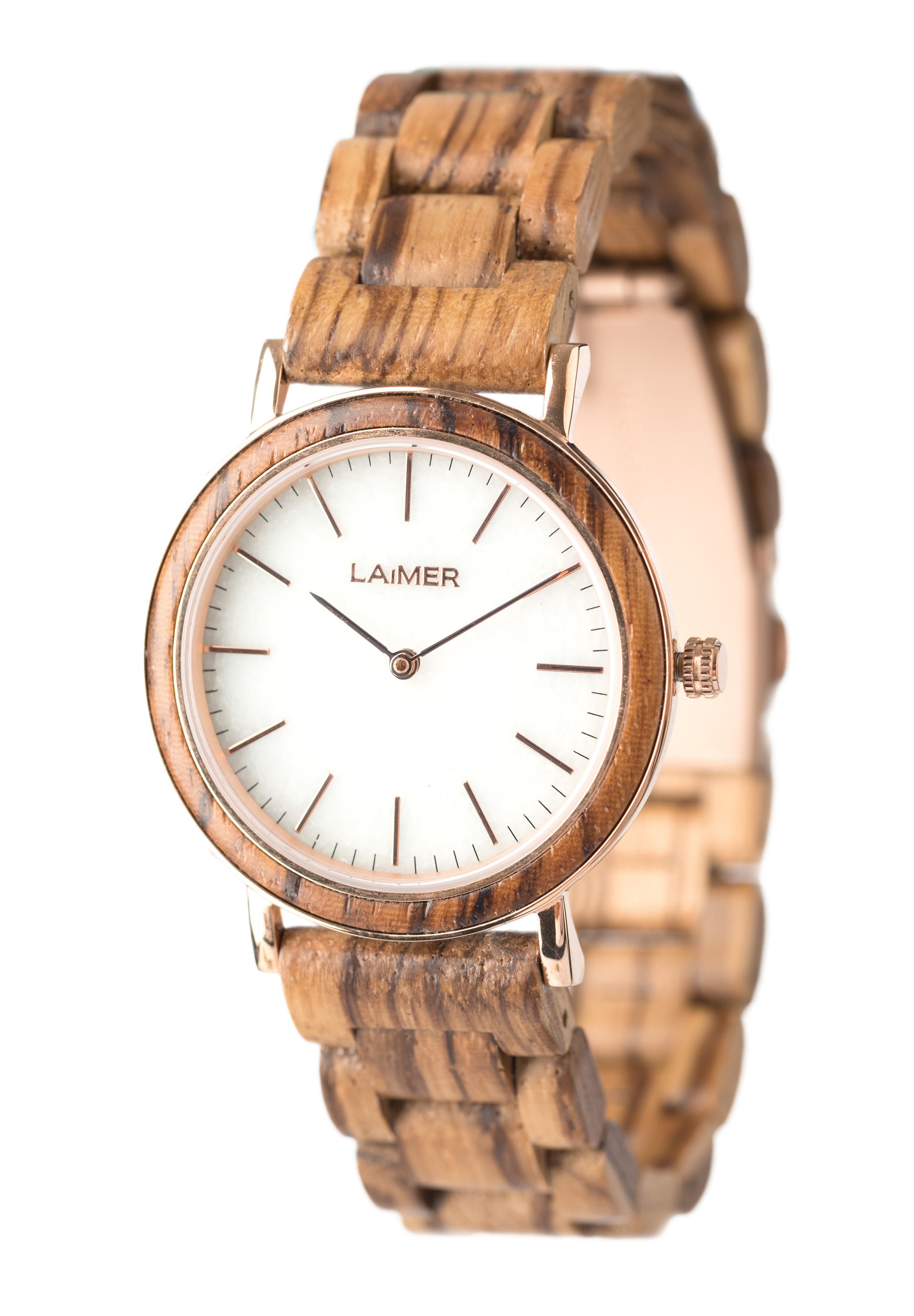 Damen LAIMER QUARZ HOLZUHR - ANALOGE ARMBANDUHR LEONA - Uhr Damen LAIMER QUARZ HOLZUHR - ANALOGE ARMBANDUHR LEONA - Uhr