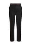 METALLIC PANTS - Kelnės - black