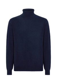 Boggi Milano POLO NECK - Džemperis - navy blue