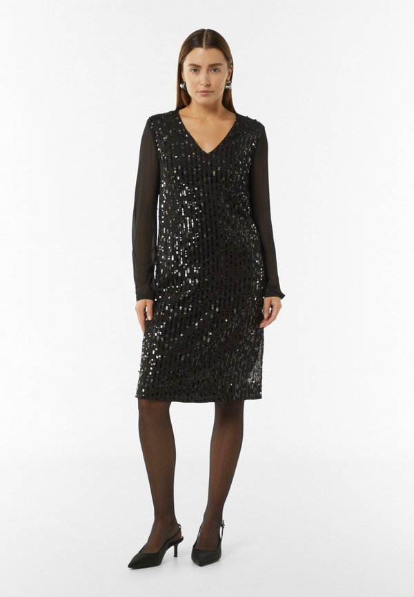 MIT PAILLETTEN  - Cocktailkleid/festliches Kleid - schwarz