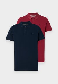 DOUBLEPACK  - Poloshirts - deep red