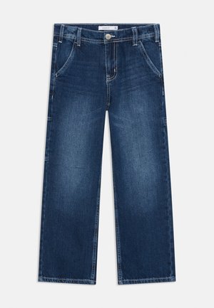 NKMRYAN - Straight leg jeans - dark blue denim