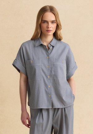 Les Copains, Blusa - white blue