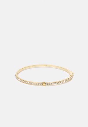 THIN PAVE HINGE BANGLE - Apyrankė - gold-coloured