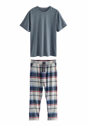 SHORT SLEEVE  SET - REGULAR FIT - Pyžamová súprava - blue grey