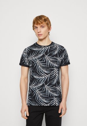 ONSIASON SLIM TEE - Print T-shirt - dark navy