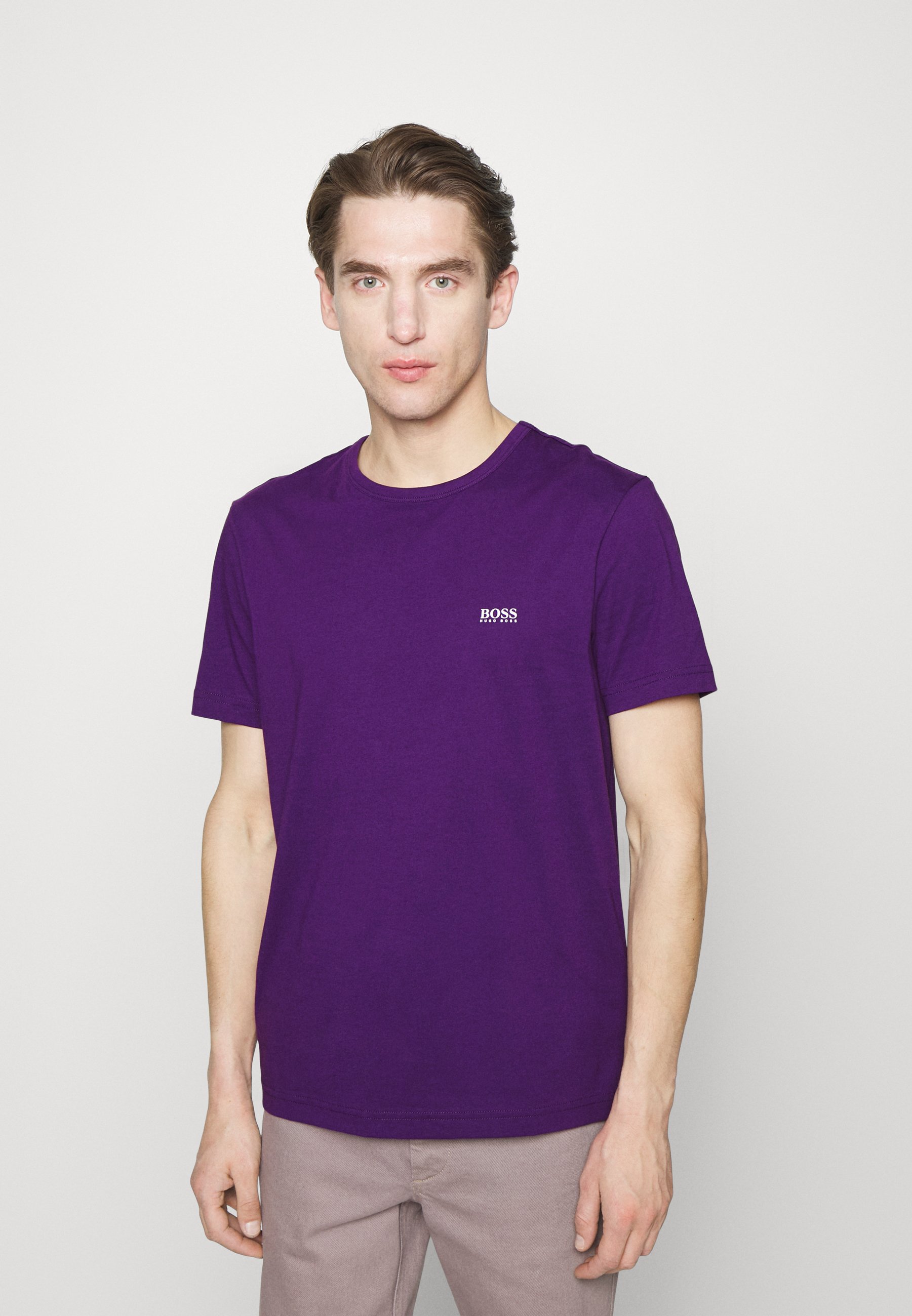 hugo boss purple t shirt