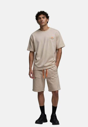 Saē, T-SHIRT AICHI BEIGE NUDE HOMME - T-shirt basique - beige nude