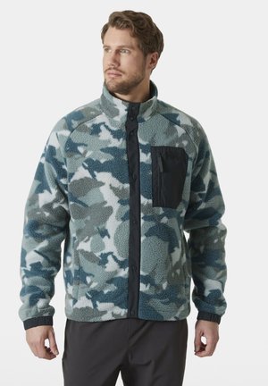 PANORAMA PRINTED PILE SNAP - Φλις μπουφάν - dark creek woodland camo