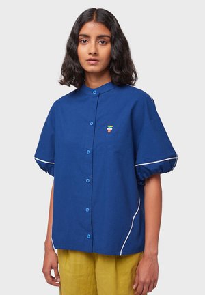 CONTRAST-TRIM - Blusa - navy blue